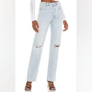 ROLLA'S Classic Straight Leg High Rise Jeans Light Wash Size 30